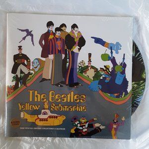 Beatles Calendar Yellow Submarine Collectible Brand New Sealed 2008